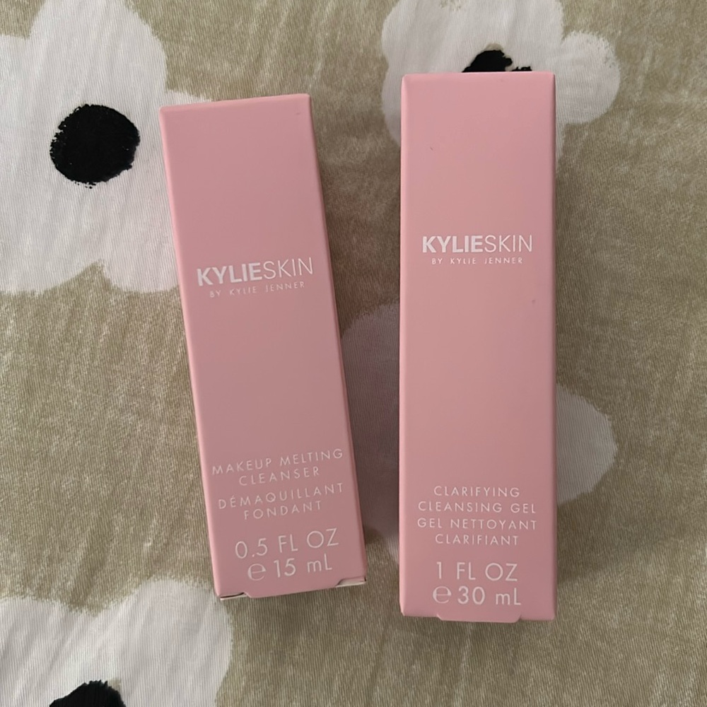 Kylie Skin Makeup Melting Cleanser + Clarifying Cleansing Gel Duo